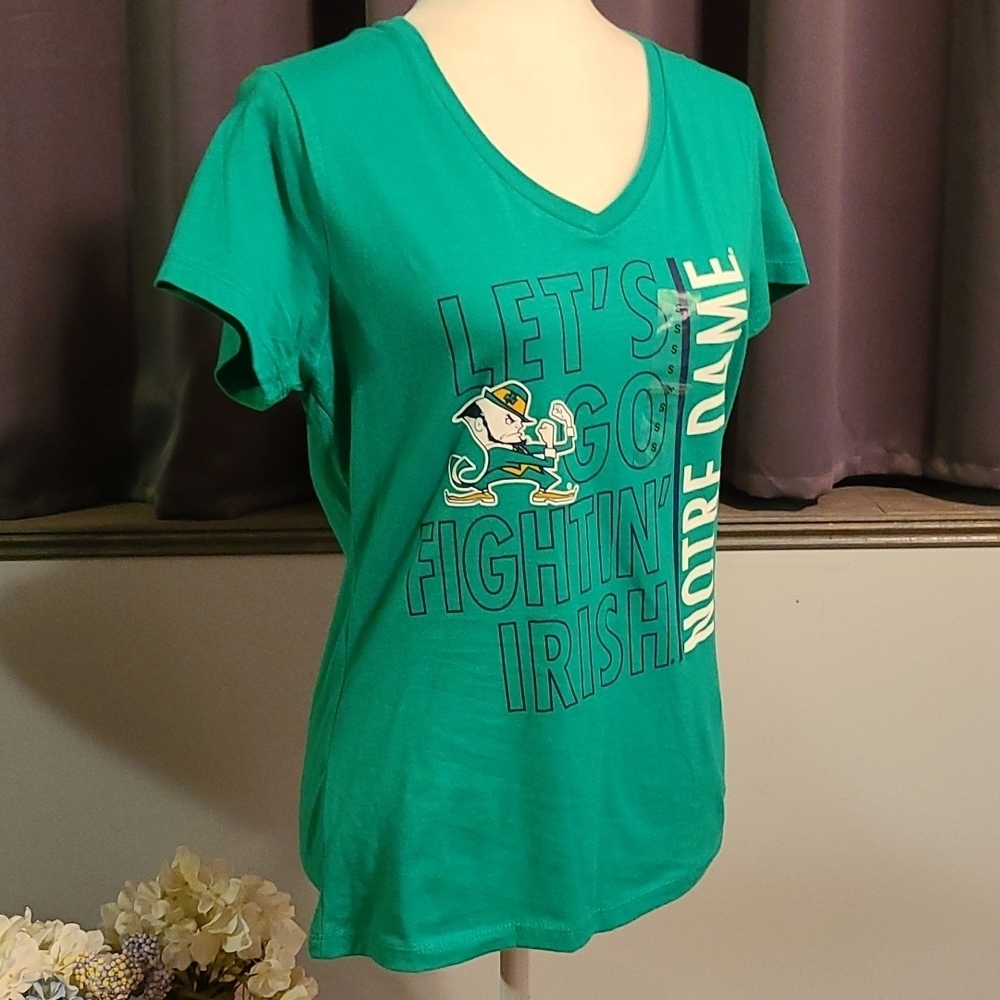 Notre Dame NWT Short Sleeved Top - Size Small